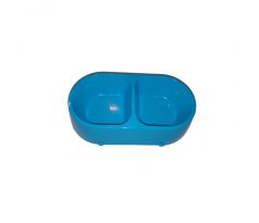 Miska pre psi plastová modrá