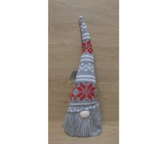 Figúrka škriatok sivý