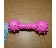 Hračka pre psa, plastová - rúžová