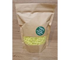 Parafín na sviečky v pastilkách, žlto-zelený - 400g