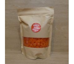 Parafín na sviečky v pastilkách, oranžový - 400g