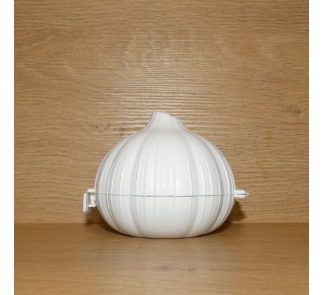 Nádoba, plastová, na skladovanie - cesnak