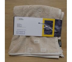 Ručník National Geographic, béžový - 100x50cm