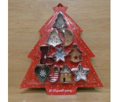 Vianočné formičky na  vykrajovanie - 10ks