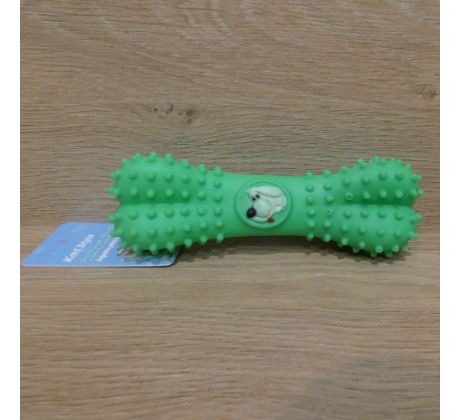Hračka pre psa kosť 7cm - zelená