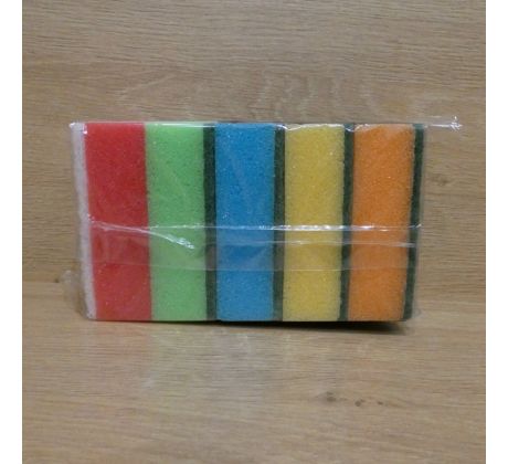 Hubka-teflon,  špongia na riad - 5ks