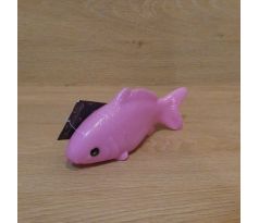 Hračka pre psa ryba - 16,5cm ružová
