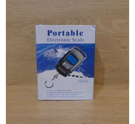 Elektronická prenosná váha na váženie rýb - max. 50kg