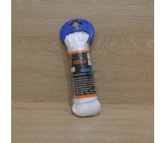 Šnúra na bielizeň, biela - 4mm x 10m