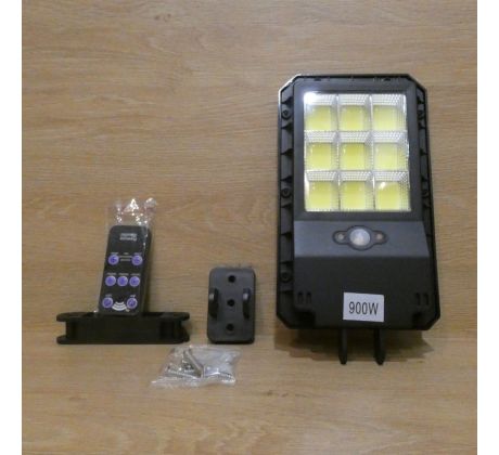 Solárne, indukčné, nástenné LED svietidlo so senzorom, 900w - LL-690T