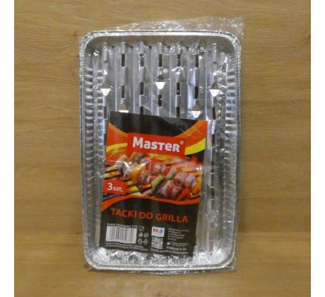 Hliníkové tácky na gril - 3ks