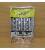 Hliníkové tácky na gril - 5ks