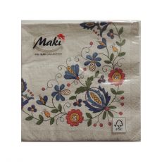 Servítky s tradičným ľudovým motívom vhodné na decoupage cena za 1 ks