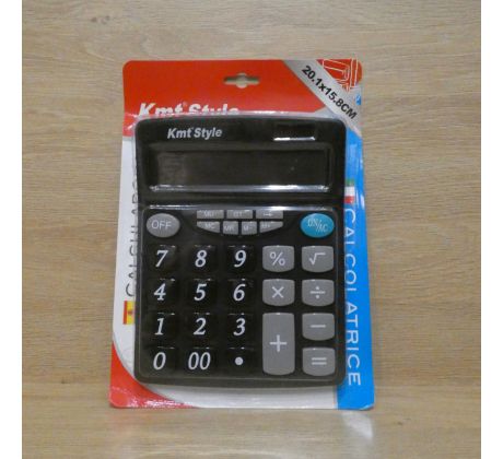 Digitálna kalkulačka, čierna - 20,1x15,8cm