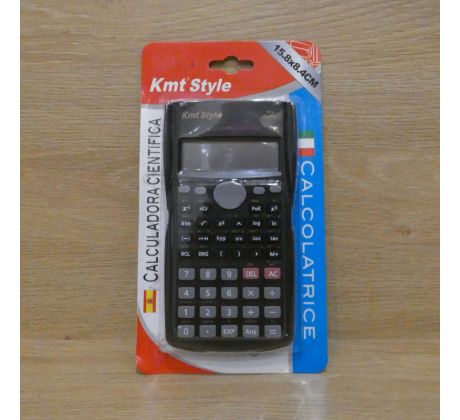 Digitálna kalkulačka, vedecká, čierna - 15,8x8,4cm