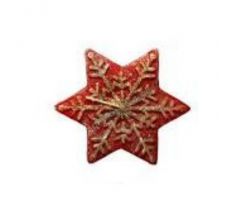 Sviečka vianočná hviezda červená