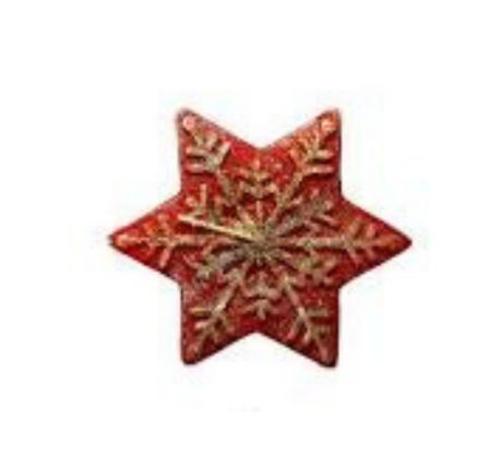 Sviečka vianočná hviezda červená