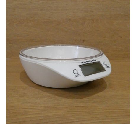 Kuchynská váha s miskou - max. do 5kg