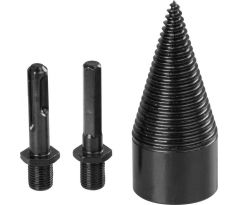 Tŕň štiepací, 42 mm, adaptéry HEX 1/2" a SDS+, na drevo