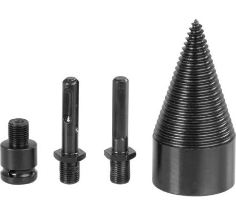 Tŕň štiepací, 50 mm, 3x adaptér, na drevo