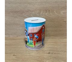 Plechová pokladnička 11x8,5cm