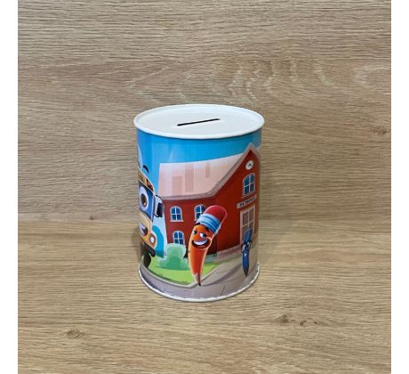 Plechová pokladnička 11x8,5cm