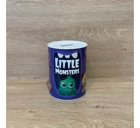 Plechová pokladnička 11x8,5cm - Little Monsters