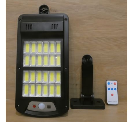 Solárne, indukčné, nástenné LED svietidlo so senzorom, IP67 - 300W