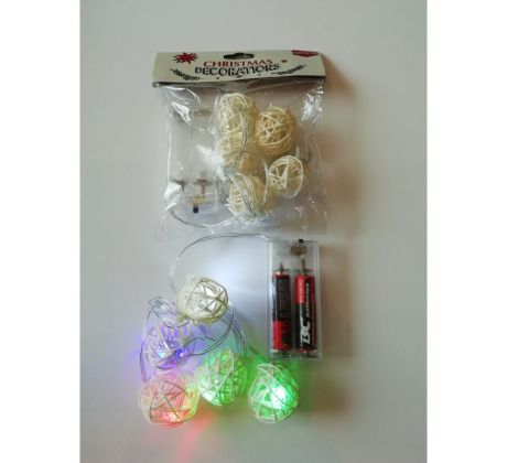 Vianočné farebné LED svetielka