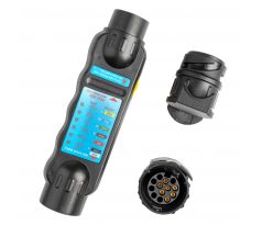 Tester zásuviek a zástrčiek prívesov 7/13PIN