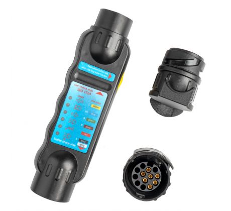 Tester zásuviek a zástrčiek prívesov 7/13PIN