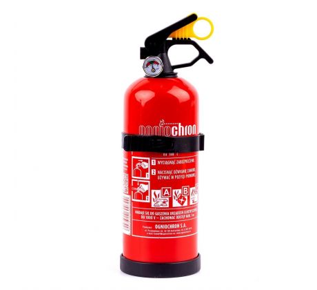Práškový hasiací prístroj, s vešiakom - 1kg