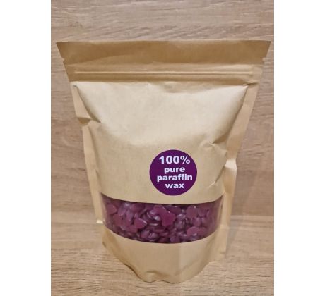 Parafín na sviečky v pastilkách, fialový - 400g