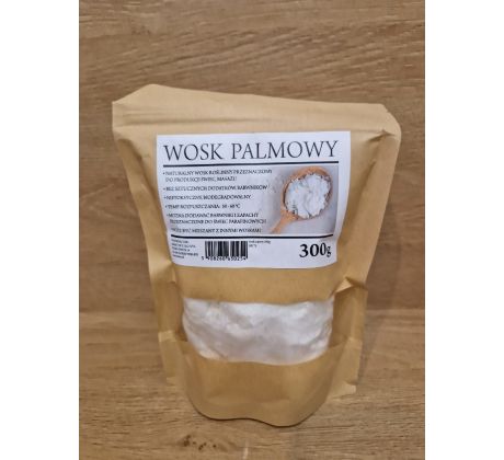 Vosk, palmový, na výrobu sviečky, biely - 300g