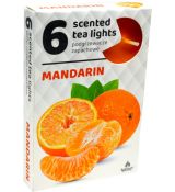 Admit Vonné čajové sviečky Mandarinka 6ks