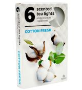 Admit Vonné čajové sviečky Cotton Fresh 6ks