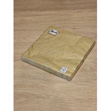 Papierové servítky – Zlaté 20ks 40 x 40 cm