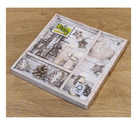 Papierové servítky - Daisy 1 20ks 33x33cm