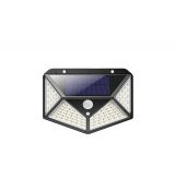 Solárne štvorstranné LED osvetlenie s pohybovým senzorom - 100 LED