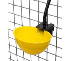 Záťažová napájačka, miska - žlta