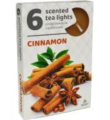 Admit Vonné čajové sviečky 6ks Cinnamon