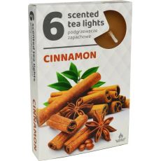 Admit Vonné čajové sviečky 6ks Cinnamon