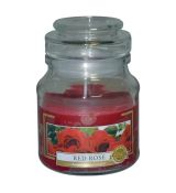 Vonná sviečka v skle - Red Rose