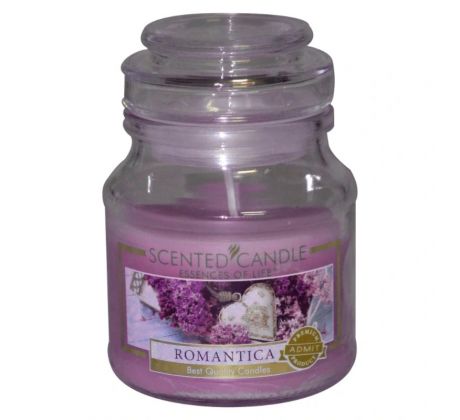 Vonná sviečka v skle - Romantica