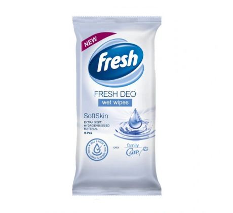 Vlhčené utierky Fresh FRESH DEO - 15ks
