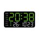 Digitálne hodiny, nástenné LED - 21,5x11cm