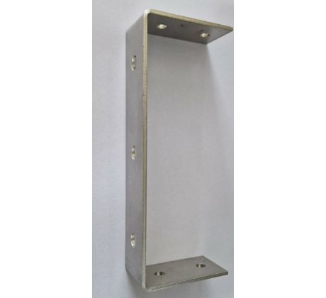 Nerezové U-čko na kotvenie hranolov - 20 x 7,5 x 4cm