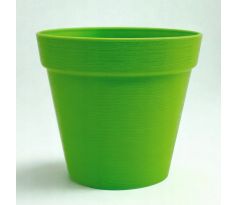 Plastový kvetinač, farebny - 11x12cm