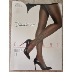 Dámske pančuchové nohavice, Fantana, 20 DEN - 3/M  Nero