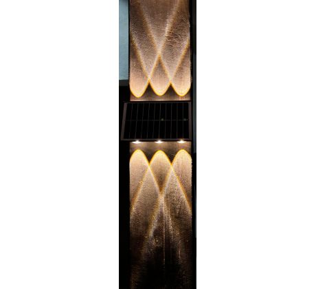 Solárne, nástenné LED svietidlo, vodotesne - IP 65